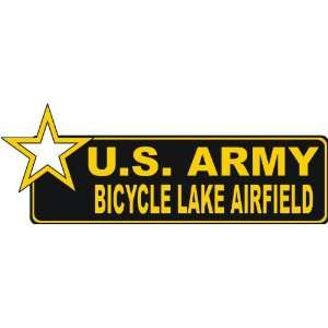  United States Army Bicycle Lake Airfield Bumper Sticker 