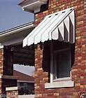 Aluminum Window Awnings   Staggered Edge 75 x 29 x 26.5