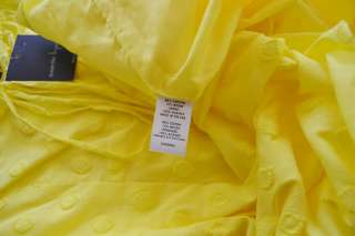 Nanette Lepore Speak Easy Dress US 6 S UK 8 10 NWT $298 Cotton Yellow 