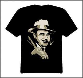 Al Capone Baseball Bat T Shirt All Sizes  