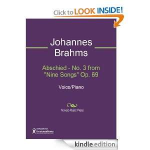   Songs Op. 69 Sheet Music Johannes Brahms  Kindle Store