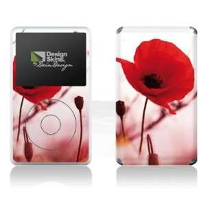  Design Skins for Apple iPod Classic 80/120/160GB   Red 