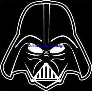 Darth Vader Helmet Car Window Decal Sticker Face Head  