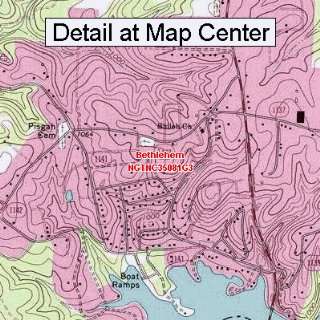  USGS Topographic Quadrangle Map   Bethlehem, North 