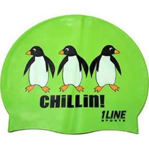 Line Sports Chillin Swim Cap GREEN ONE SIZE FITS MOST  