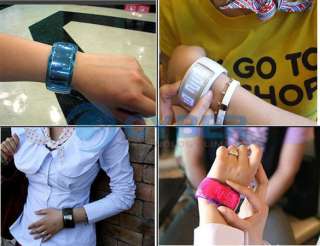 Hot Pixel Fashion LED Bangle Digital Wrist Watch Colors  