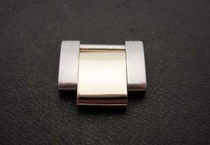 GENUINE ROLEX TWO TONE EXTRA LINK FOR 19MM OYSTER BAND  