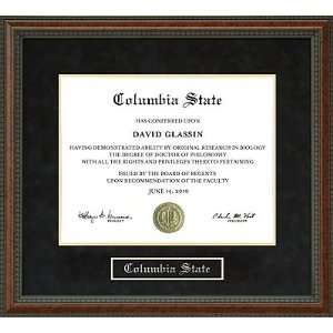  Columbia State Diploma Frame
