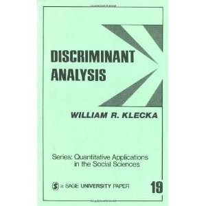  Discriminant Analysis (Quantitative Applications in the 