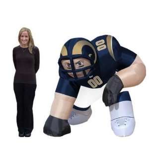 St Louis Rams NFL Air Blown Inflatable Bubba Lawn Figure/Football 