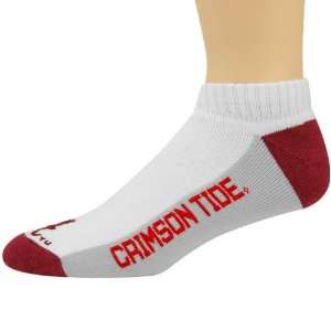    NCAA Alabama Crimson Tide Tri Color Ankle Socks