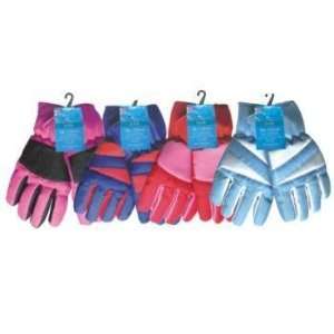    Kids Assorted Color SKI Gloves Case Pack 72 