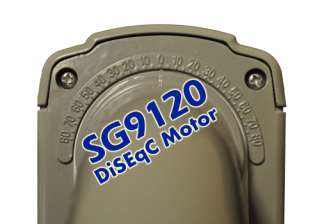 Heavy Duty FTA Satellite Dish Motor w/Metal Gear SG9120  