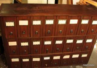   Schlicht & Field 24 Drawer DOCUMENT FILE Cabinet Box Rochester NY