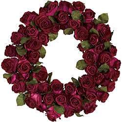 Red Rose Wreath  