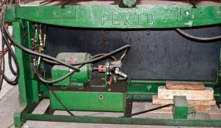 Pexto Hydraulic Sheet Metal Shear Model 152 K 52 16 Ga  