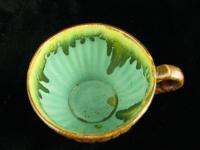 Vintage Stangl Colonial 1388 Brown Green Coffee Tea Cup  