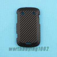 Black Carbon Fiber Hard Case for BLACKBERRY BOLD 9900 9930  