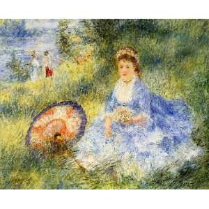   name Young Woman with a Japanese Umbrella, by Renoir PierreAuguste