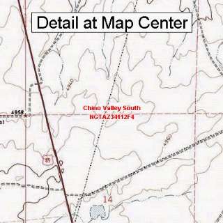  USGS Topographic Quadrangle Map   Chino Valley South 
