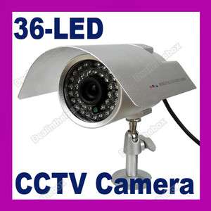   LED Color CCTV IR Night Vision Digital CMOS Video Camera Silver  