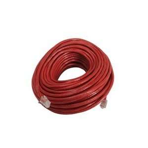 100ft Red Cat6 Ethernet Network Cable Assembly 24AWG 250MHz  