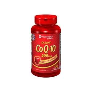  Q Sorb Co Q 10 200 mg. 200 mg 120 Softgels Health 