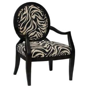  Accent Seating Zebra Arm Chair   Stein World 11507 Furniture & Decor