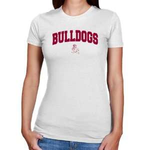  South Carolina State Bulldogs Ladies White Logo Arch Slim 