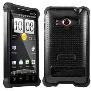  Ballistic HTC EVO Shell Gel (SG) Case   Black/Black HTC EVO 