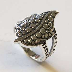   Leaf Ring 925 Sterling Silver Size Us9, Uk R 