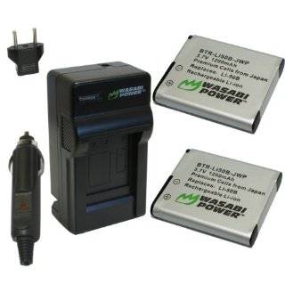 Wasabi Power Battery and Charger Kit for Pentax D LI92, D L192, Optio 