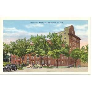   Postcard   Rockford Hospital   Rockford Illinois 