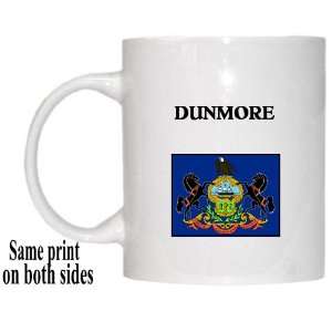    US State Flag   DUNMORE, Pennsylvania (PA) Mug 