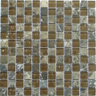 Mosaic Tiles Glass & Stone Bath Kitchen Backsplash GS10  