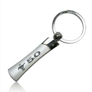 Ford Mustang 5.0 Blade Style Metal Key Chain Automotive