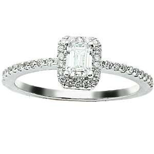 0.68 Carat Classic Prong Set Engagement Ring Jewelry