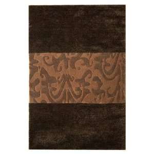 NEW Hand Tufted Carpet Area Rug 5 x 8 Brown Focus 