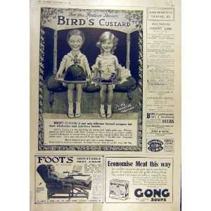   BirdS Custard Advert FootS Chair Gong Soup Print
