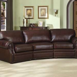  3 Piece Sectional Sofa in Coffee Furniture & Decor