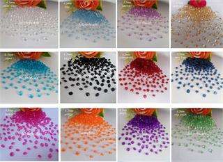   Acrylic Diamond Confetti Wedding Party Table Decoration Crystal 6.5mm