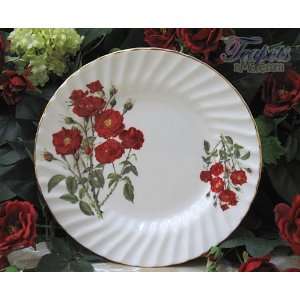  Heirloom Romantic Rose Bone China Dessert Plate