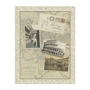  Vintage Map of Rome   Poster by Vision studio (20x26 