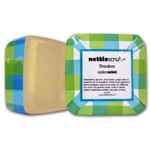 NEW Nettiescrub CedarMint Sheabar Soap Health & Personal 