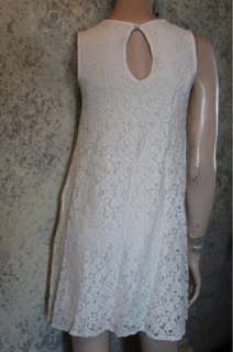 Ella Moss Lace Overlay Sleeveless Dress EDLR5503 S Small  