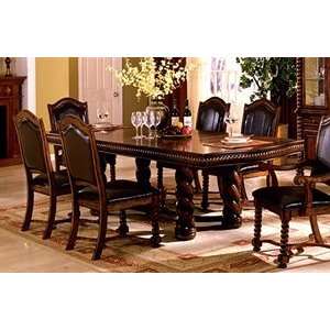  Furniture of America CM3611T Brookville Dining Table, Warm 