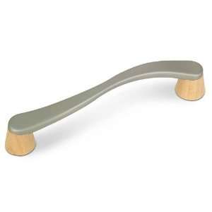 Eclectic expression   3 3/4 centers wave handle in maple natural and