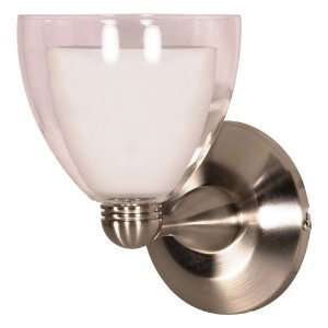  Nuvo 60/701 Signature 1 Light Bathroom Lights in Brushed 