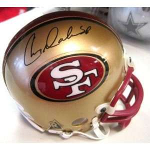  Chris Doleman Autographed Mini Helmet   San Francisco 49ers 