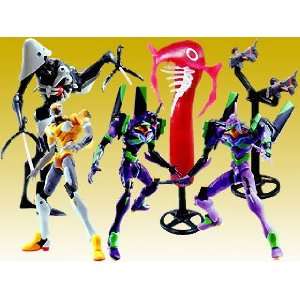   Evangelion Ultimate Action Gashapon Figures (Set of 5) Toys & Games